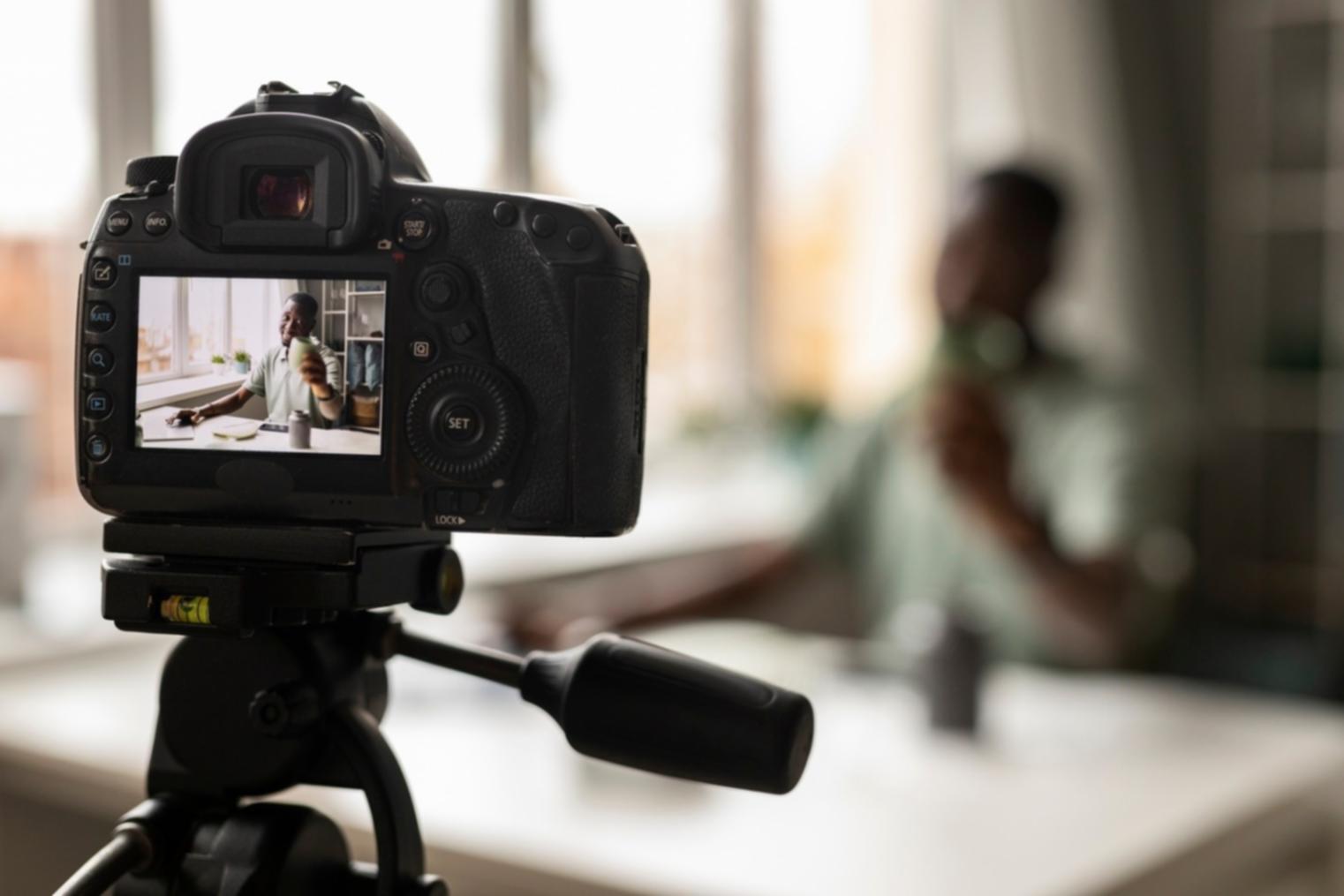 Professionelle Kameraausrüstung für Videoproduktion